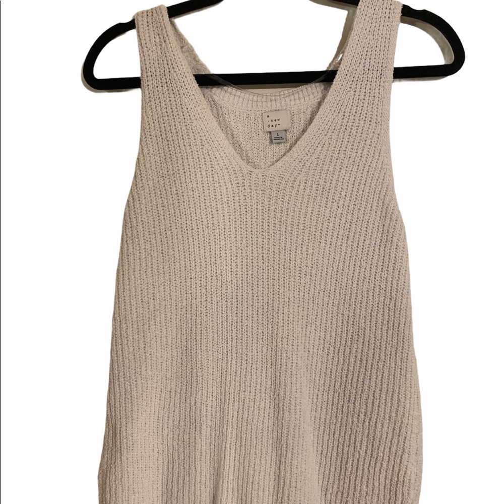Knitted tank top